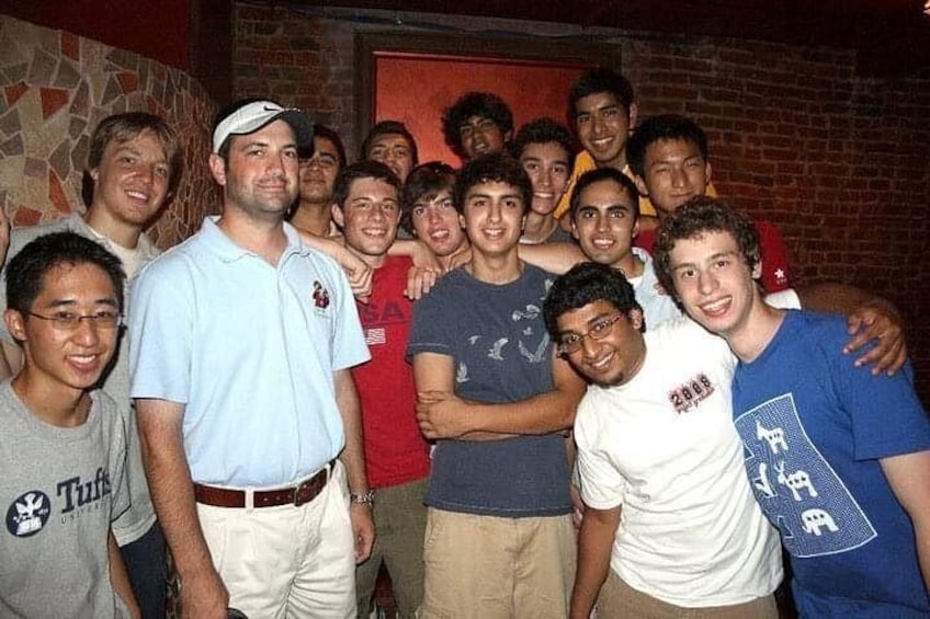 My students surprised me on a tour! 4