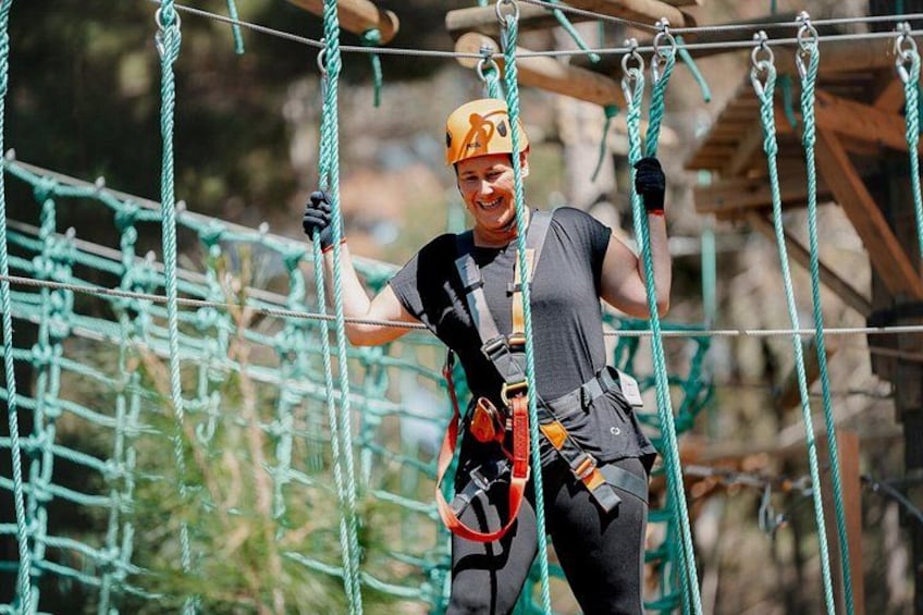 Guided Tree Ropes Course Experience in Majura Pines 2