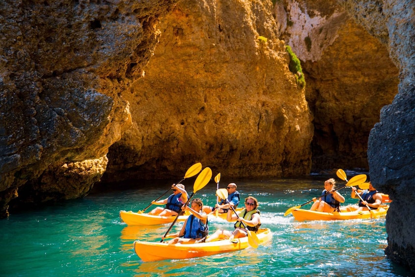 From Lagos: Ponta da Piedade Caves Kayak Tour by Boat 1