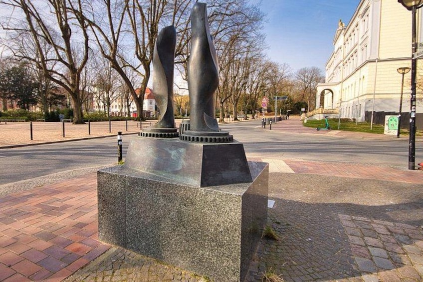 Private audio book city rally in Rostock's old town 2