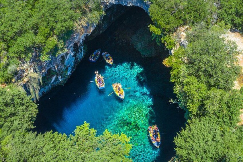 Kefalonia Highlights Tour: Melissani, Winery & Myrtos Beach View 3