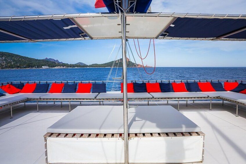 A day on catamaran Portitxol Island with food and bath from Denia 2