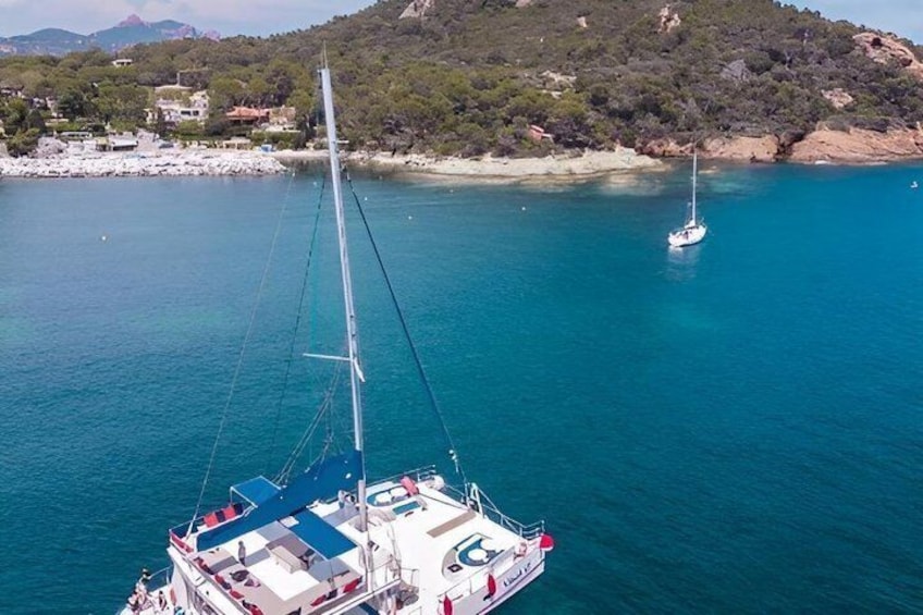 Catamaran Portitxol Island with food and bath from Denia 1