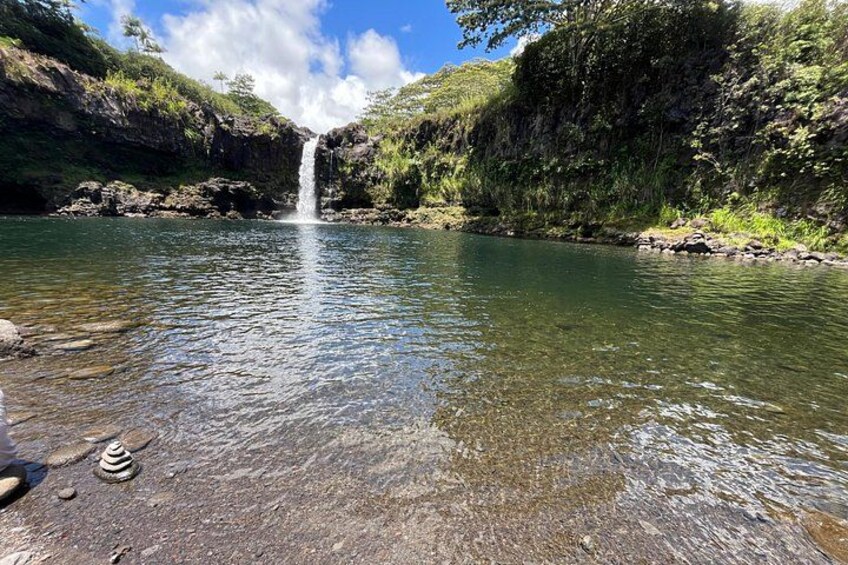 Waiale Waterfalls hike and swim with Native Hawaiian 1