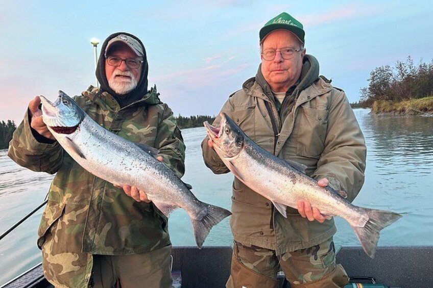#kenairiverguide #fishingseason #fishingdaily #fisher #fishingtime #coho #fishingaddict #fishingfun #kingsalmon #chinook #Alaska #fishingguide #salmonfishing #bigfish #kasilof #yestravelalaska 2