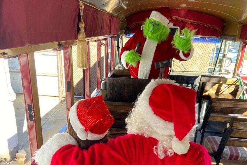 Holiday Tours include visits by one of your favorites including Santa, elves and even the Grinch! 3