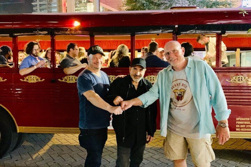 That one time when Jeff Ross and Dave Attell were on the bus! You just never know who you'll see on the Funny Bus! 2