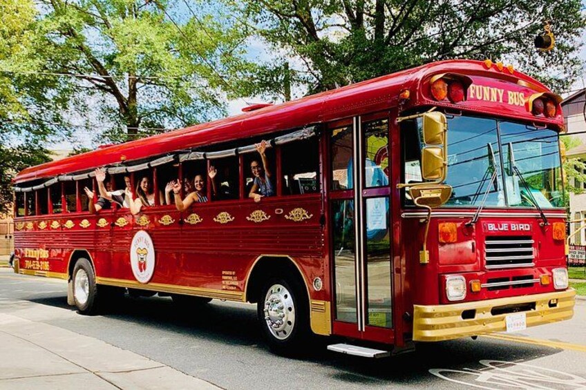 The Funny Bus is Charlotte FIRST FAVORITE & FUNNIEST Comedy tour in town! 3