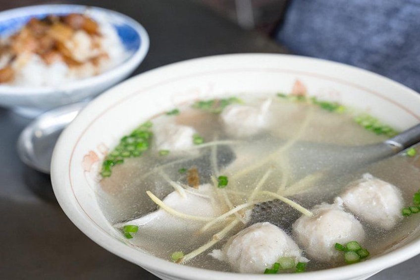 Milkfish & fish ball soup, the taiwan traditional cuisine 4