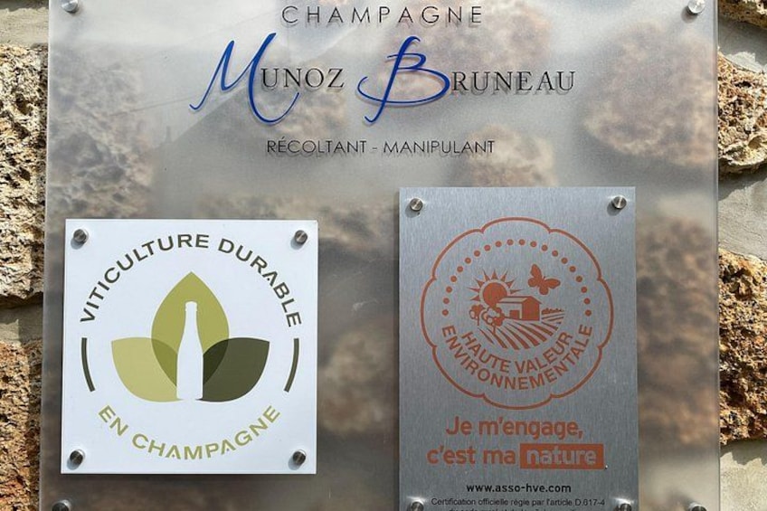Environmental Labels at Champagne Munoz Bruneau 4