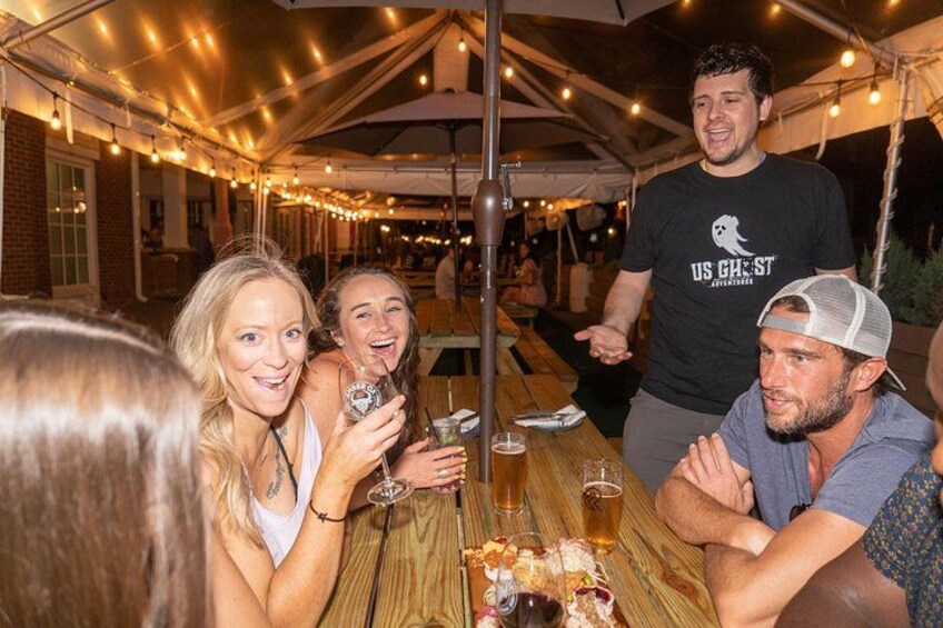 Listen to your guide's spooky storytelling as you play drinking games and make new friends! 1