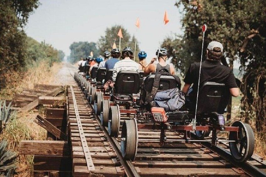 Railbike on the River 1
