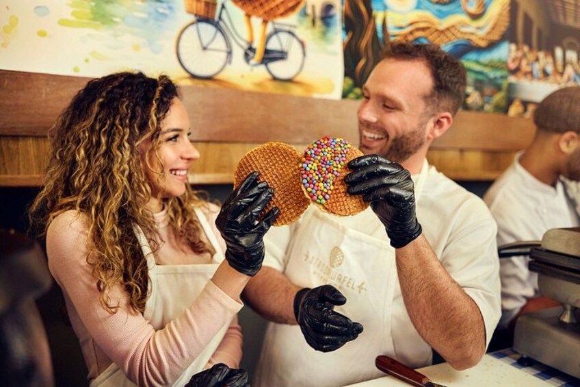 Amsterdam Traditional Dutch Syrup Waffle Making Workshop 1