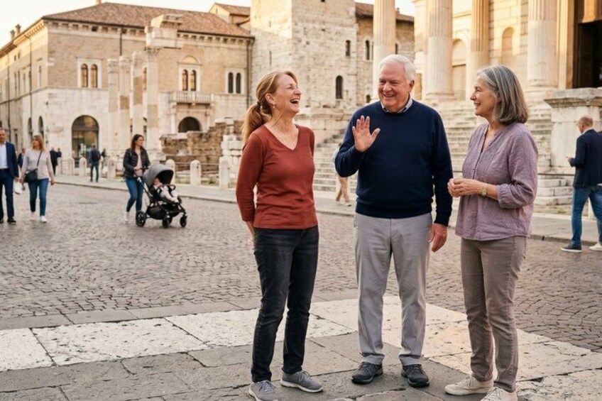 Private Family Walking Tour in Brescia Historic Heritage 1