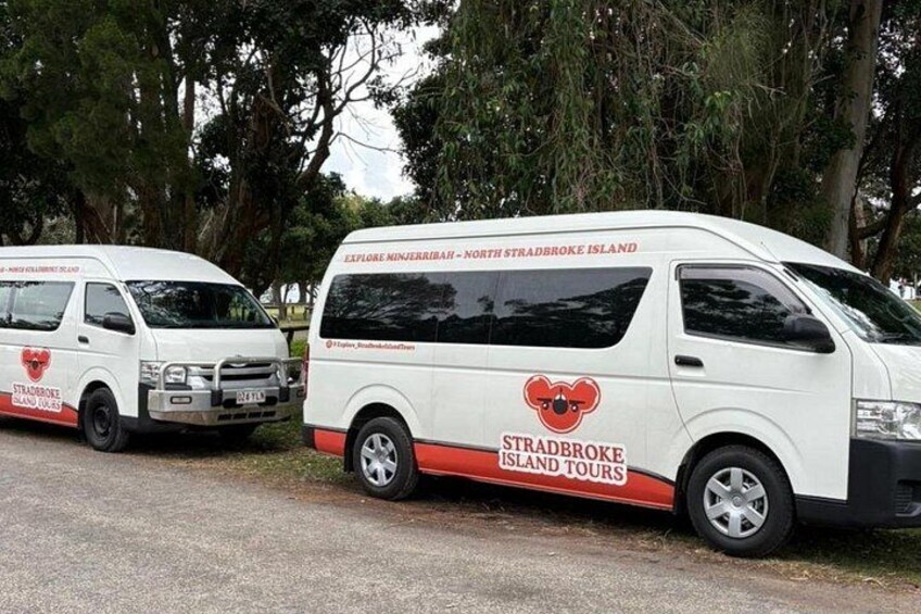 Travel comfortably in our eco-certified, small-group tour vans — designed for a relaxed, personal experience. 2