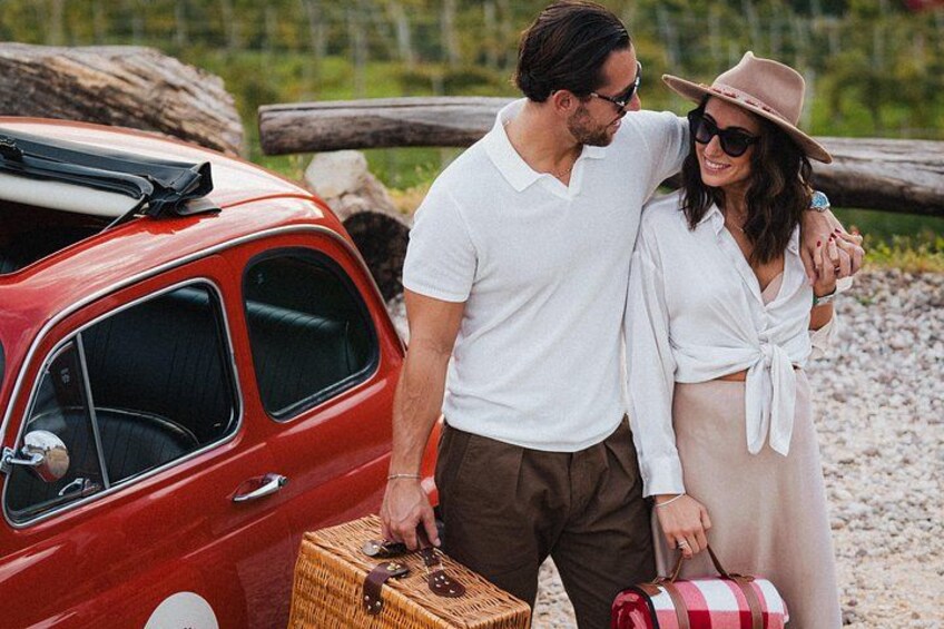 Private Tour of the Prosecco Hills in a vintage 500 3