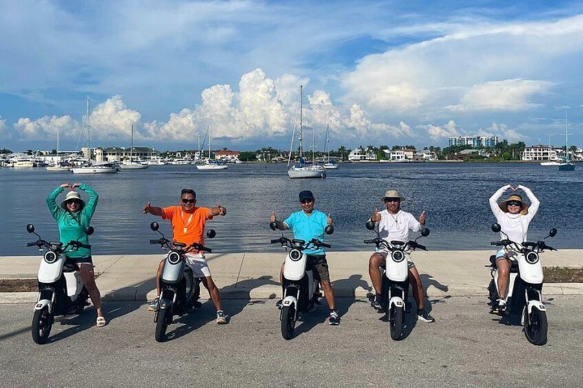 Naples Florida Electric Moped Tour - Family Fun - Easy to Ride 2