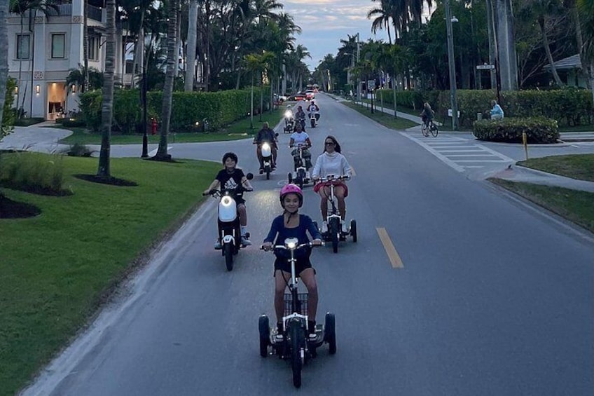 Naples Florida Electric Moped Tour - Family Fun - Easy to Ride 3