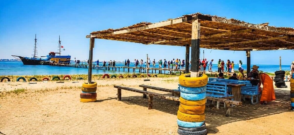 Picture 2 for Activity Djerba: Pirate Boat Trip to Flamingo Island with Lunch 2