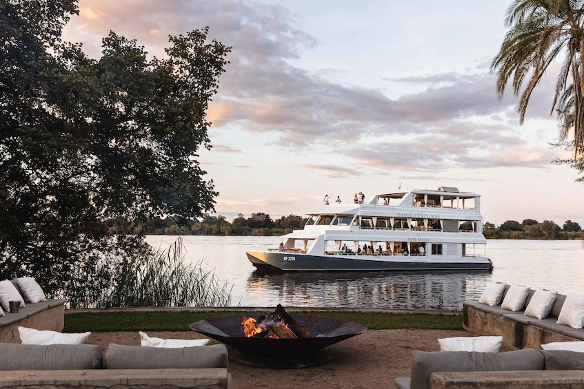Picture 5 for Activity Victoria Falls: 2-Hour Luxury Zambezi River Sunset Cruise 3