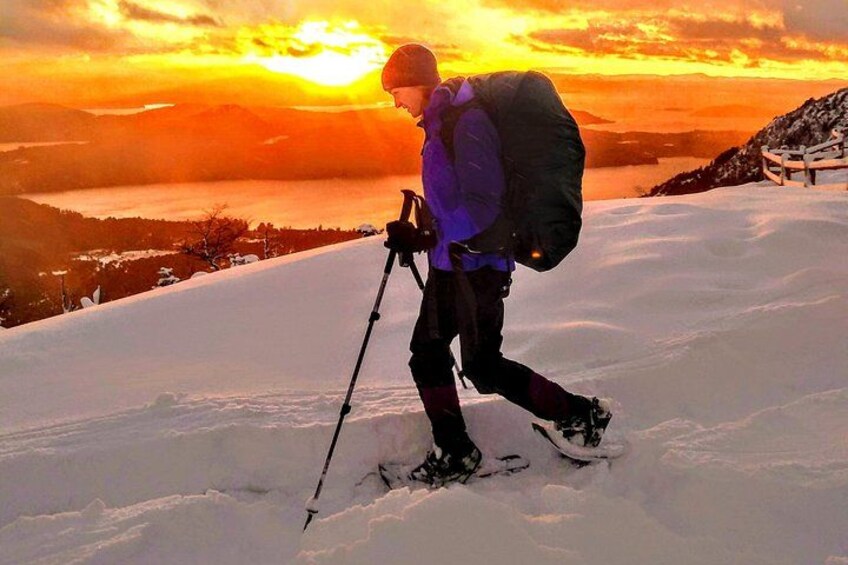 Private Snowshoe Hiking in Bariloche in Winter 1