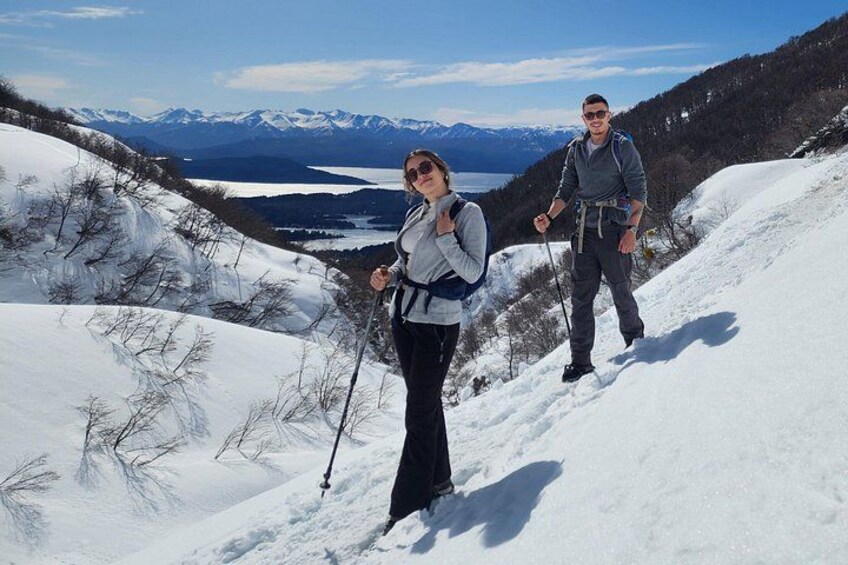 Private Snowshoe Hiking in Bariloche in Winter 3