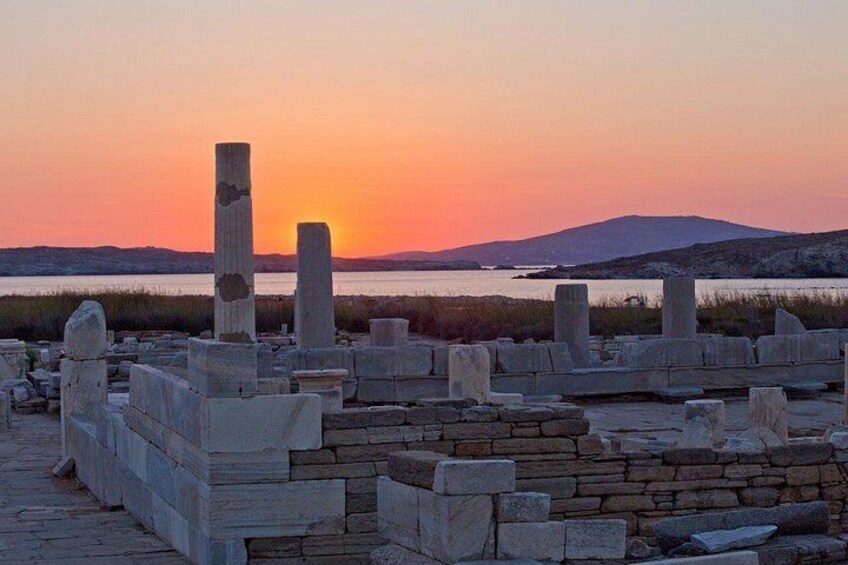 Sunset at Delos 3