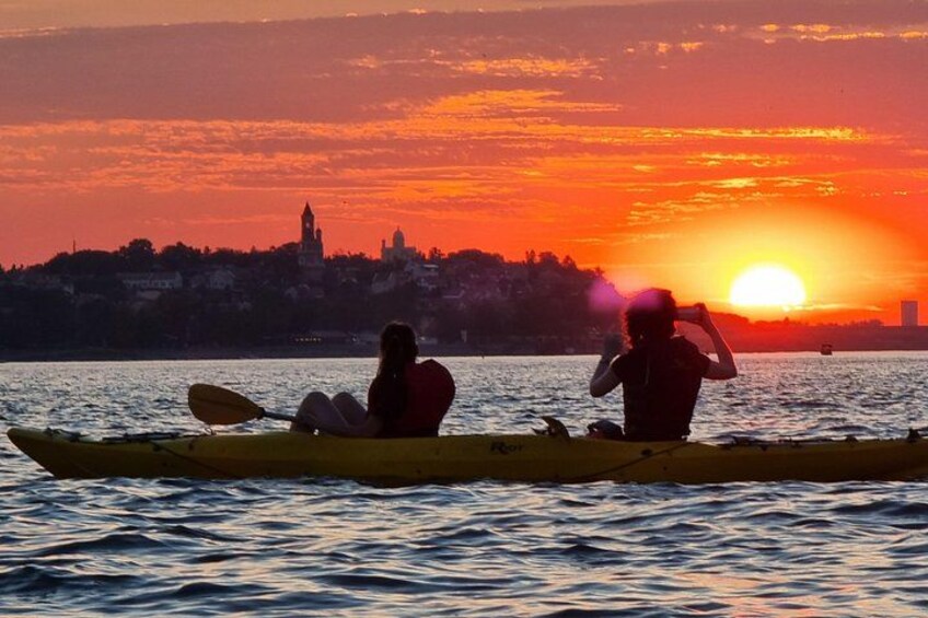 Sunset Kayak Adventure in Belgrade 1