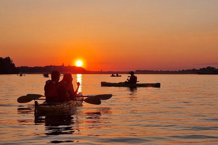 Sunset Kayak Adventure in Belgrade 5