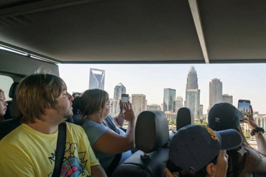 Charlotte Guided Small Group Open-Air Minibus Tour 5