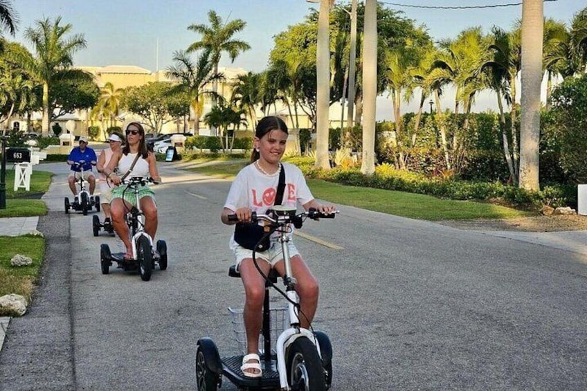 Having fun riding the electric trike - Trike Tours USA 3