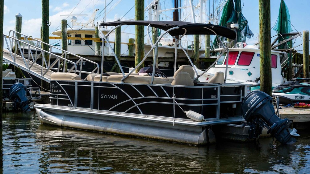 Picture 3 for Activity Tybee Island: Pontoon Boat Rental by the Hour 1