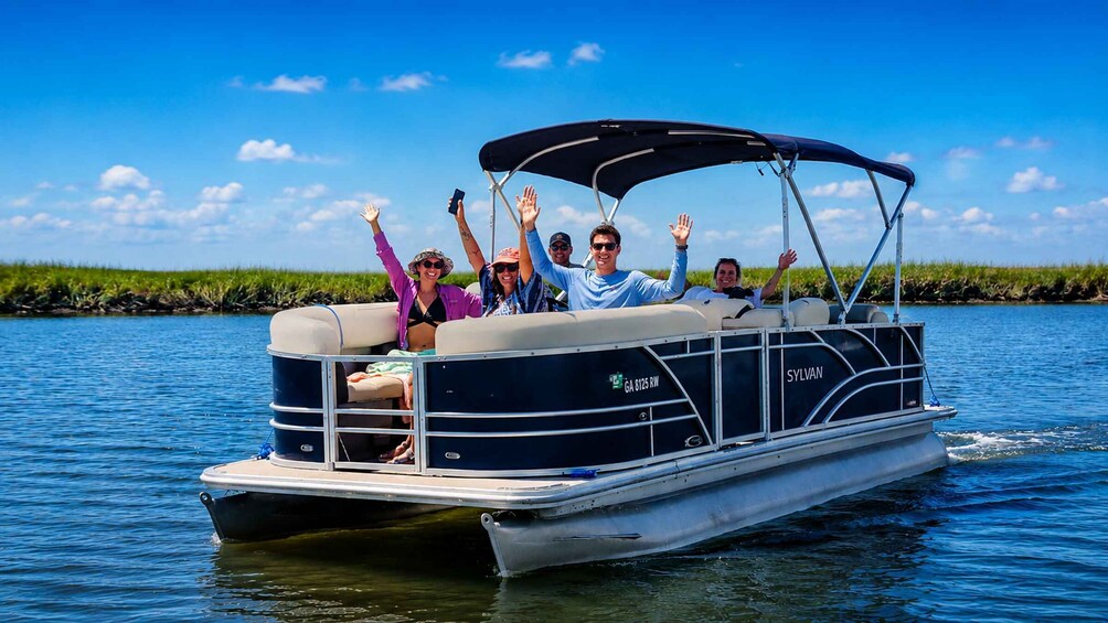 Picture 5 for Activity Tybee Island: Pontoon Boat Rental by the Hour 4