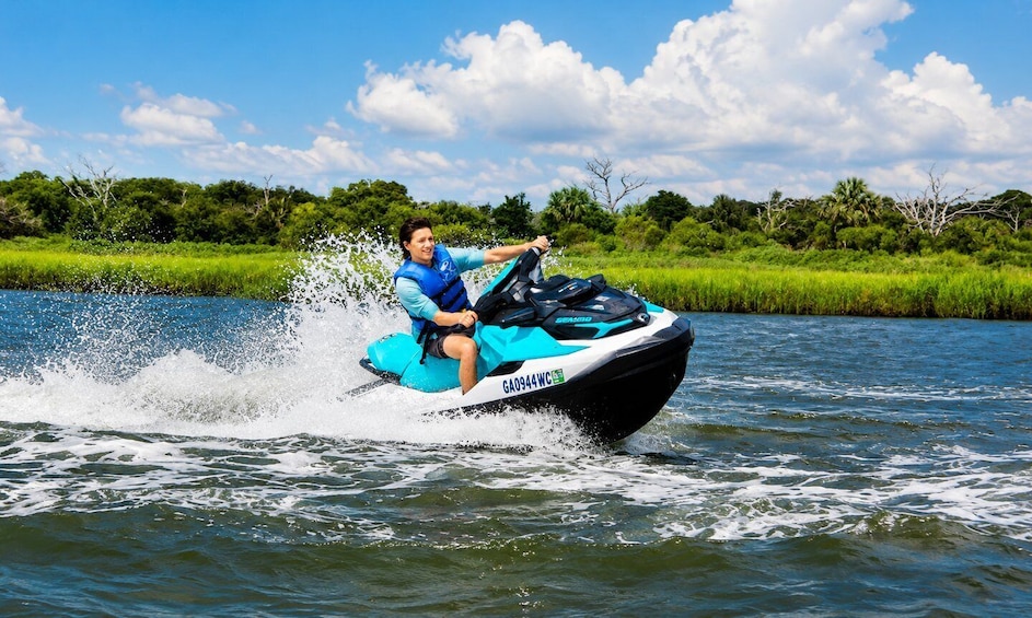 Picture 8 for Activity Tybee Island: Single or Tandem Jet Ski Rental 4