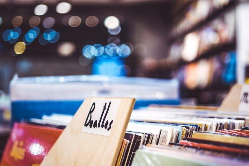 A bookstore with bookshelves and a sign labeled 'Books.' 5