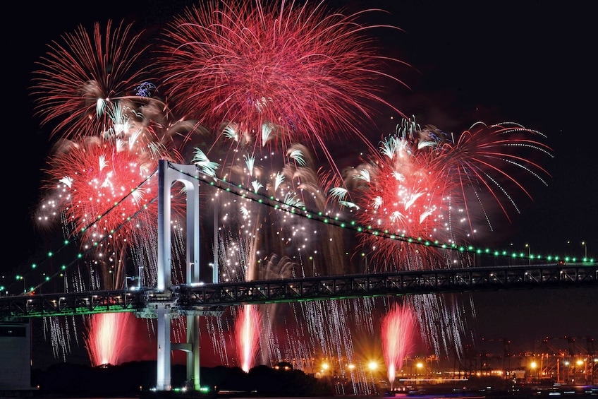 Koto Fireworks Festival Open-Top Bus + Pleasure Boat Tour 1