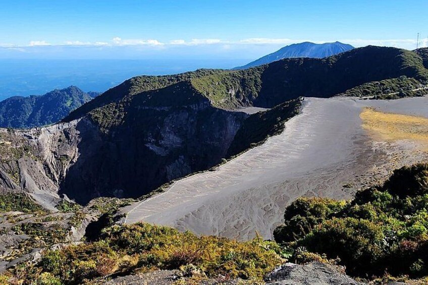 Irazu Volcano National Park Crater view from the lookout point 2