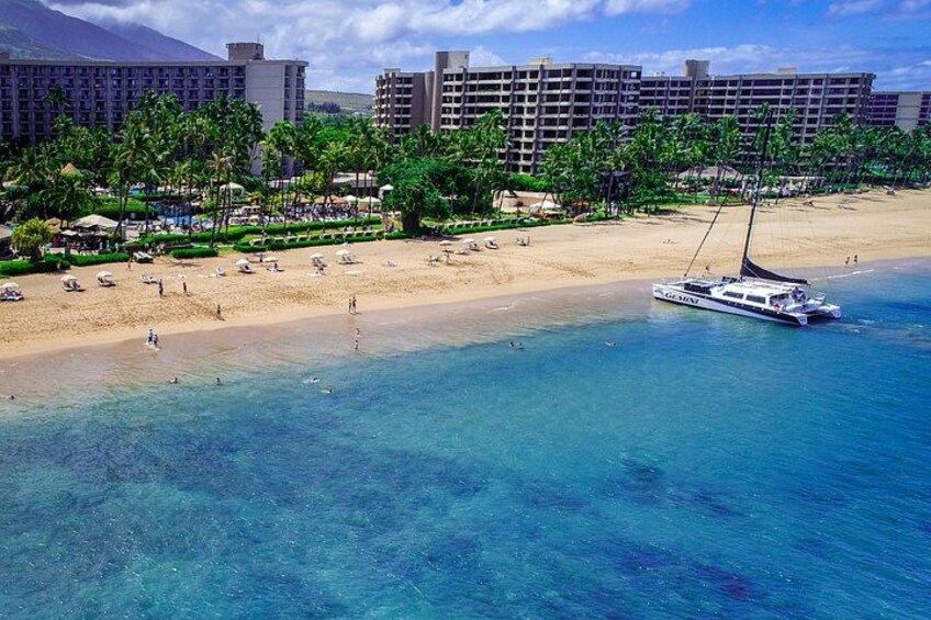 Boarding directly from Ka'anapali Beach. 3