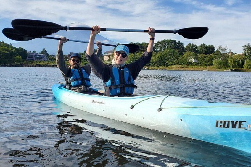 Coffee on a Kayak with Mt. Fuji - Early Morning 4