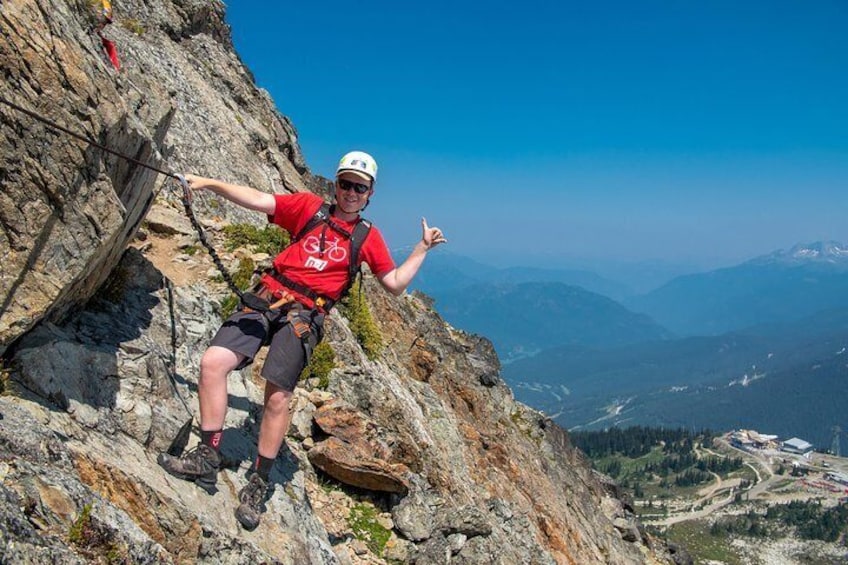 Via Ferrata views up high on Whistler Mountain 5