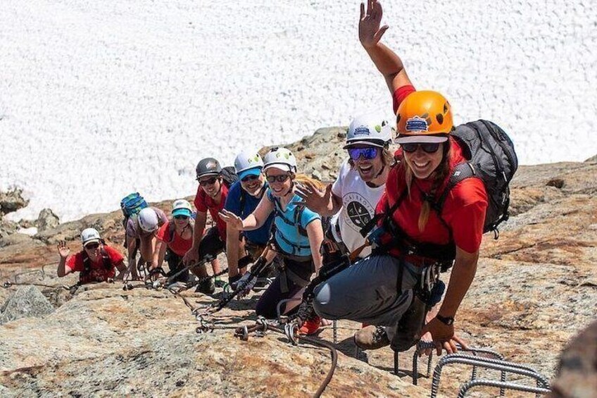 Via Ferrata at the top of Whistler Mountain 5