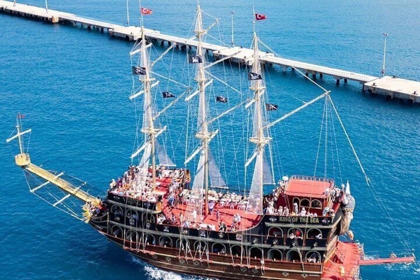 Alanya Pirate Boat Trip All-Inclusive with Lunch & Transfers 2