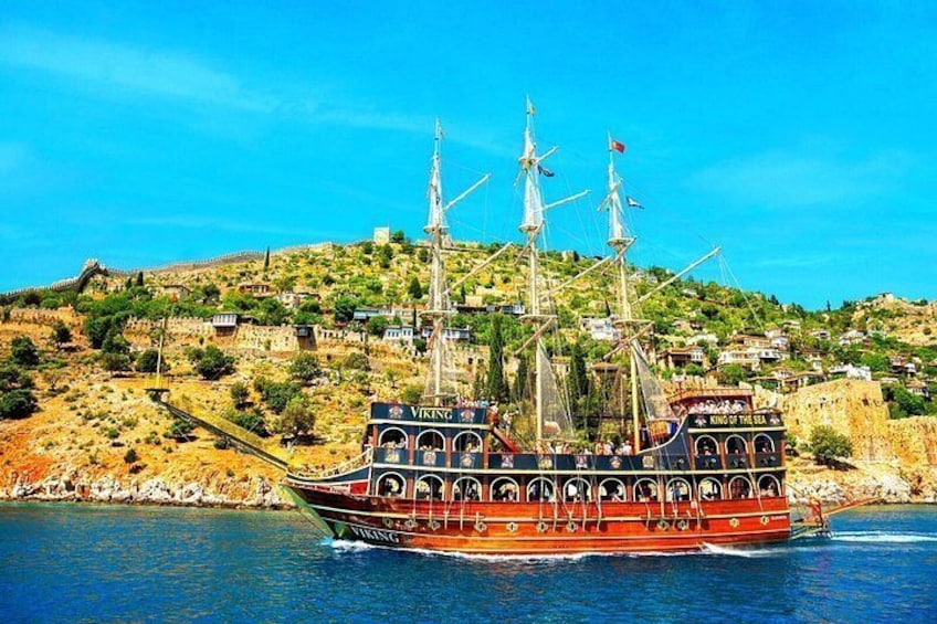 Alanya Pirate Boat Trip All-Inclusive with Lunch & Transfers 5