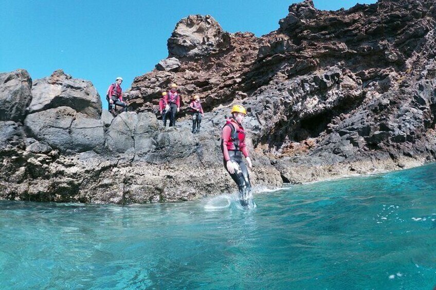 Coasteering Tour - Cliff jumping, swimming, scrambling.