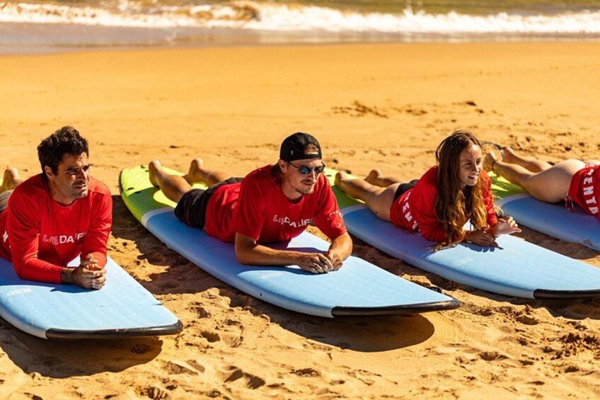Group Surf Lesson at Kalapaki Beach 2
