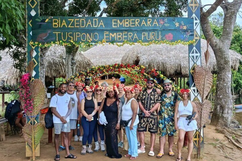 Tour Embera Indigenous Village and waterfall with lunch 5
