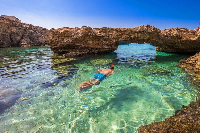 From Sliema: Three Bay Cruise with Lunch and Optional Transfers 2