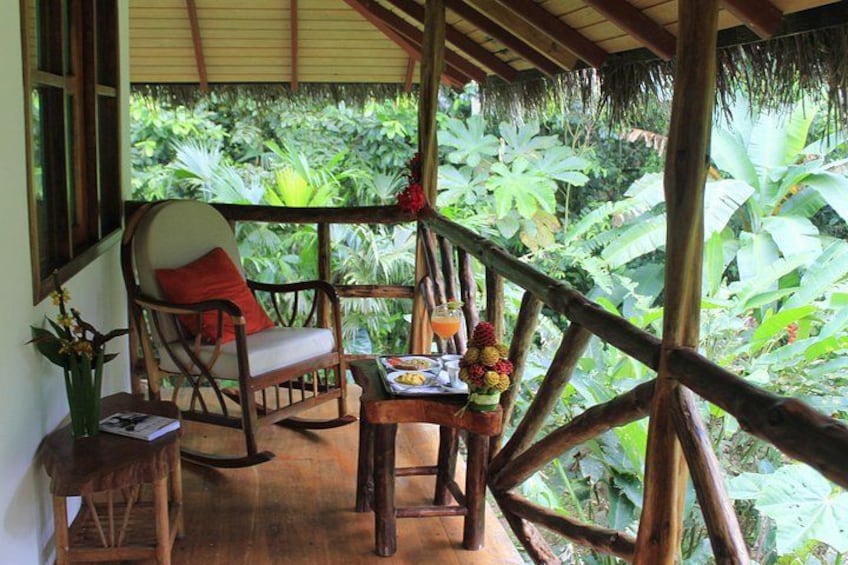 Unplugging in the pristine Amazon jungle. 4