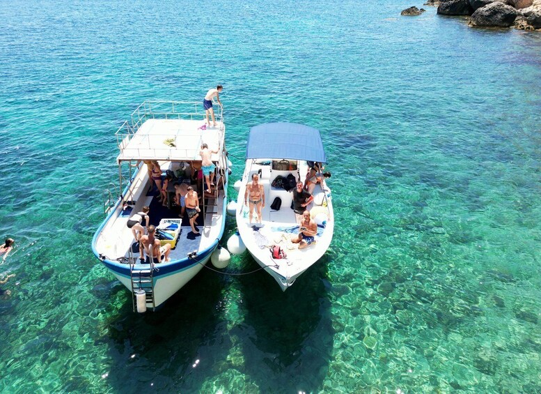 Picture 3 for Activity Boat tour to Favignana & Levanzo with Tastings and Swim stop 3