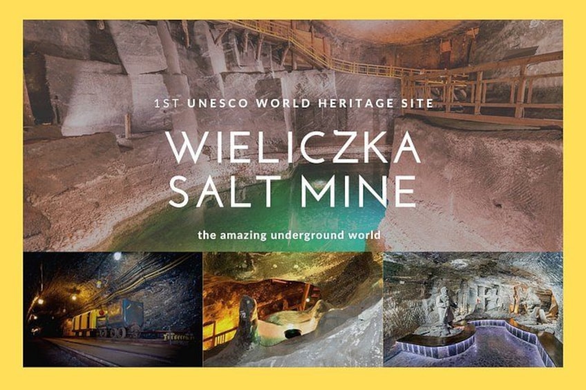 Miniera di sale di Wieliczka, sito UNESCO patrimonio mondiale, con gallerie sotterranee e strutture minerarie storiche. 1
